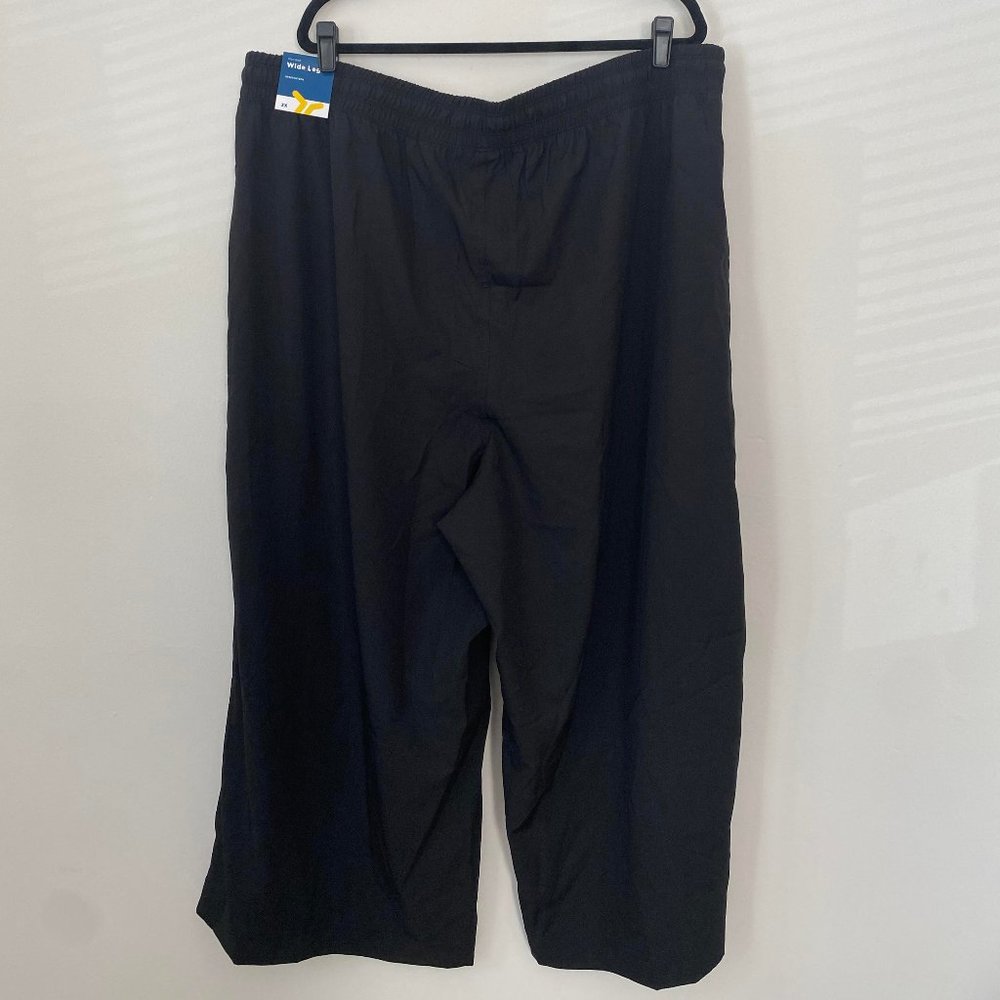 OLD NAVY - NWT Black Extra High-Waisted Cropped Wide-Leg Stretchtech Pants